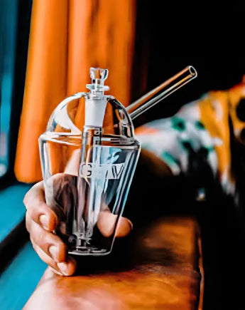 Glass Cup with Straw | Handmade Glass Cup