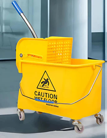 24 Litre Mop Bucket With Side Press Wringer